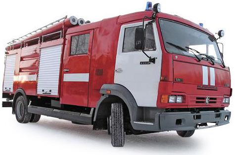 Автоцистерна пожарная АЦ-3,2-40 (шасси КАМАЗ-4308 4х2)