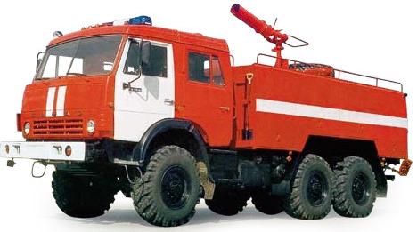 Автоцистерна пожарная АЦП 5/6-40 (шасси КАМАЗ-43114 6х6)